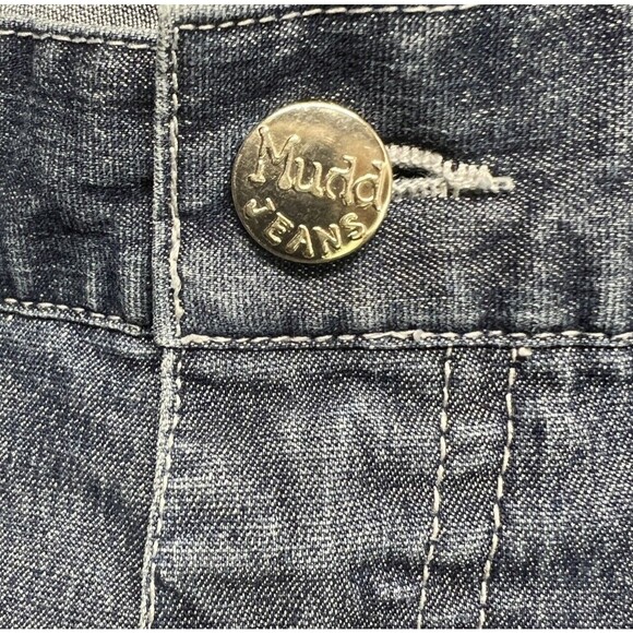 Mudd Jeans Girls 11 (28x30) Distressed Hems Pants Bootcut Blue Cotton Blend - Picture 8 of 16